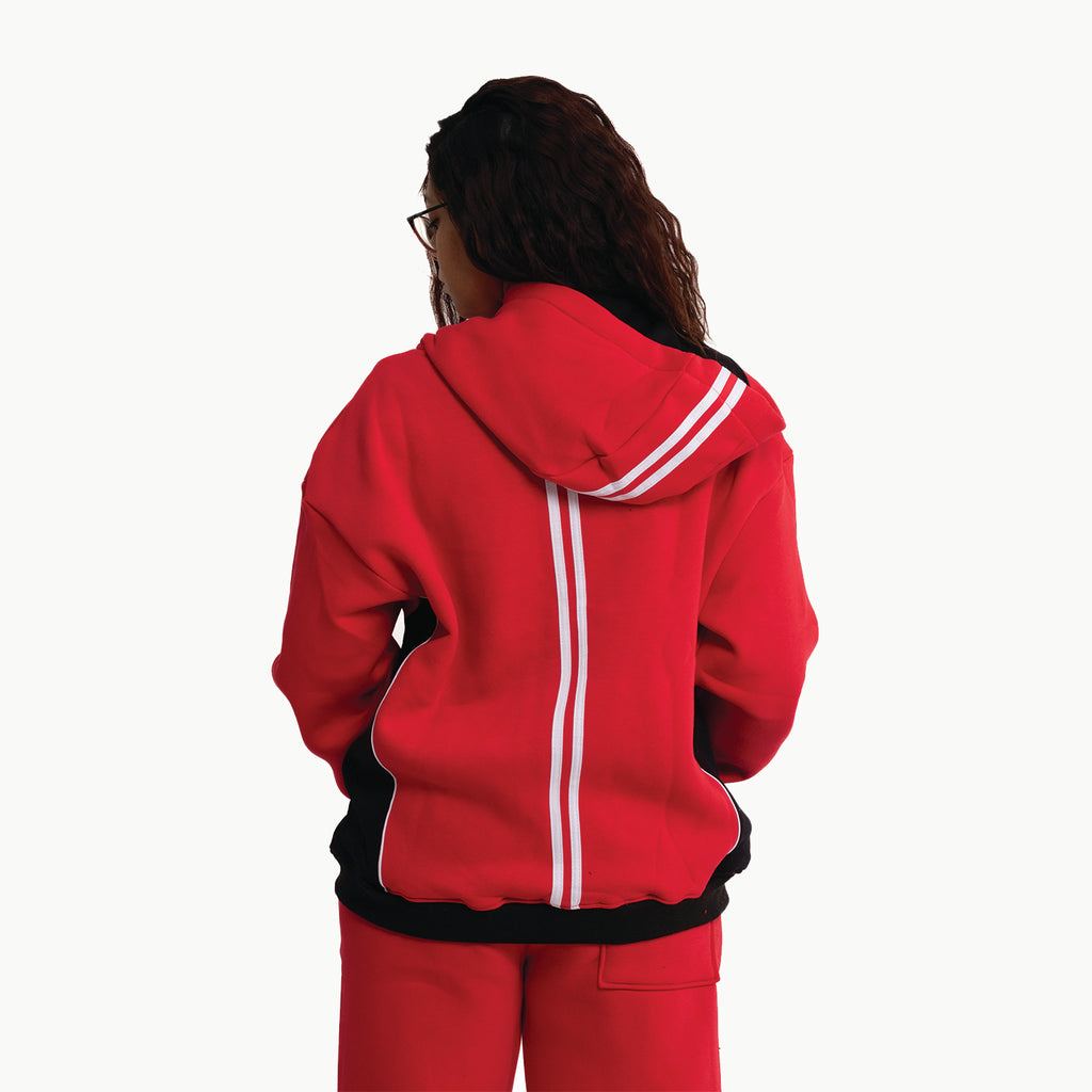 Strita Inferno Set – Premium Unisex Red Streetwear Tracksuit