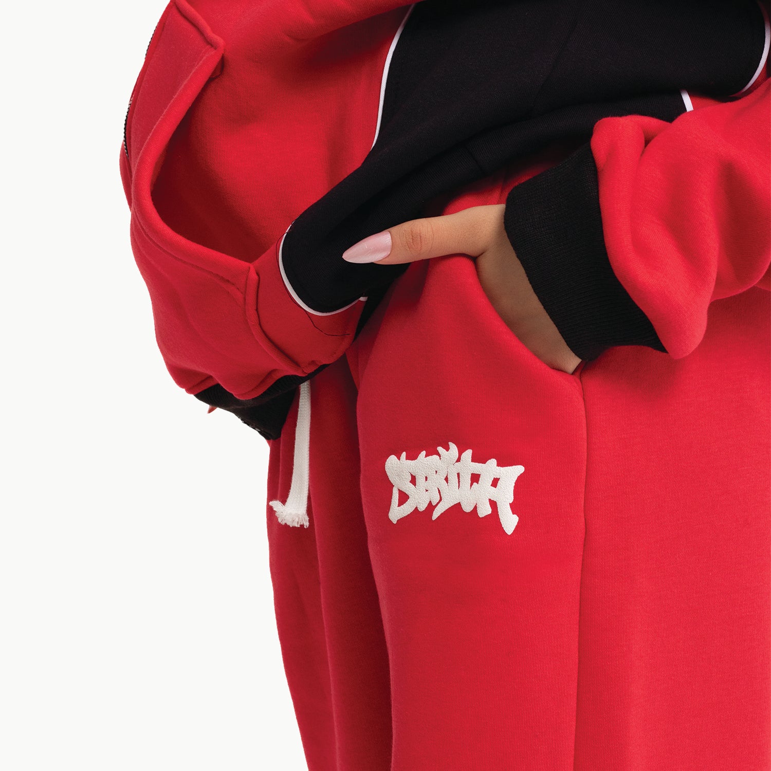 Strita Inferno Set – Premium Unisex Red Streetwear Tracksuit